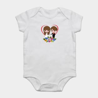 couple series Baby Bodysuit